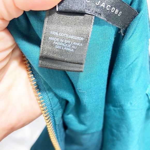 MARC by Marc Jacobs Sleeveless Square Neckline Fit and Flare Teal Dress size 0 - Picture 13 of 14